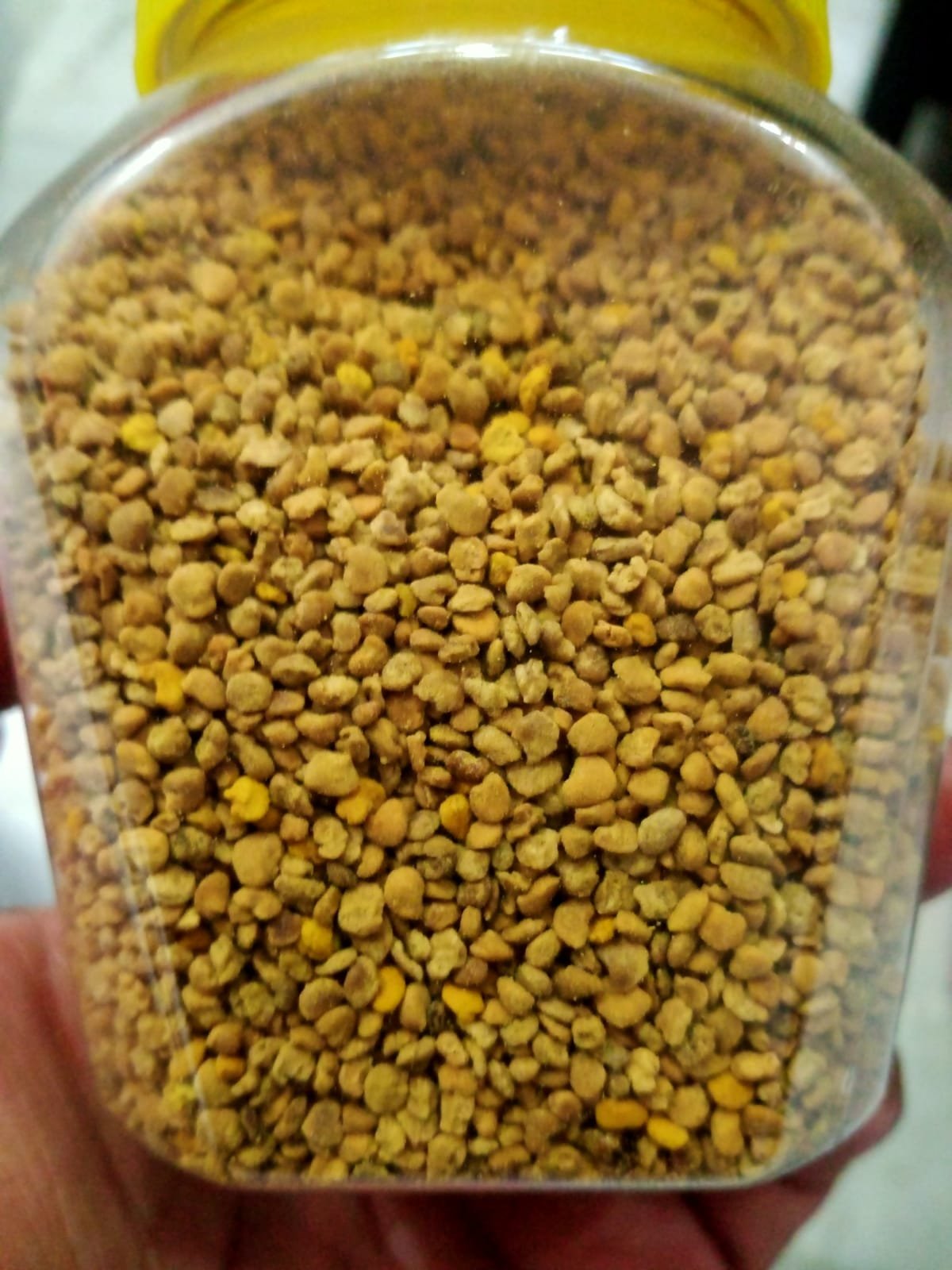 Bee pollen close-up